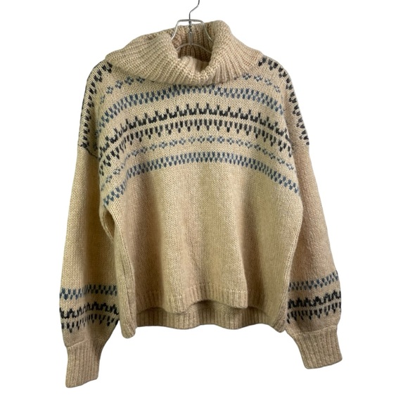 Madewell Somervell Fair Isle Turtleneck Sweater - Picture 2 of 6